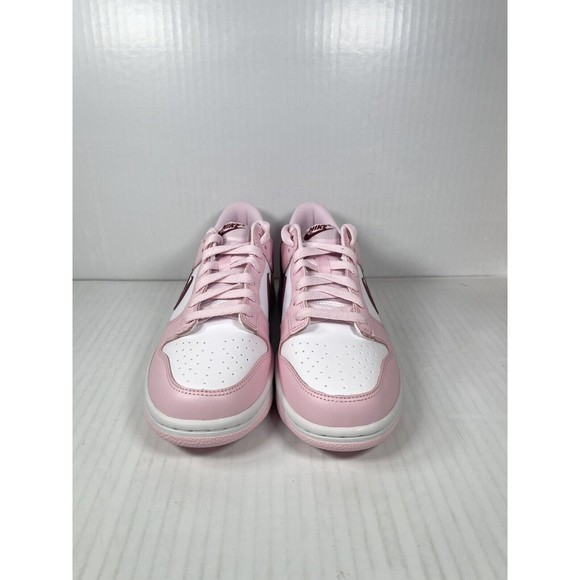 NEW Nike Dunk Low Pink Foam Red White GS CW1590-601 - Picture 2 of 8